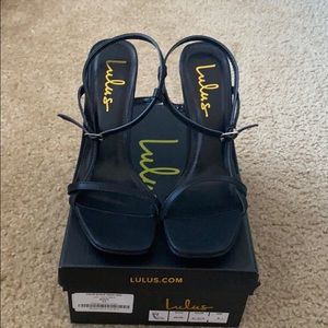 NEW Lulus Strappy Heels